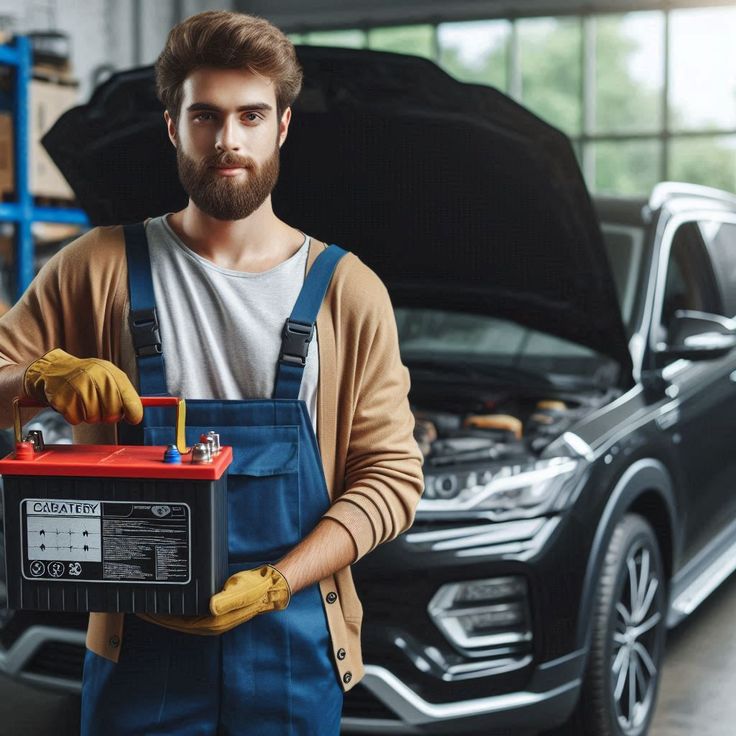 Battery Replacement Sharjah providing 24/7 roadside battery support, emergency car battery replacement, and vehicle assistance services